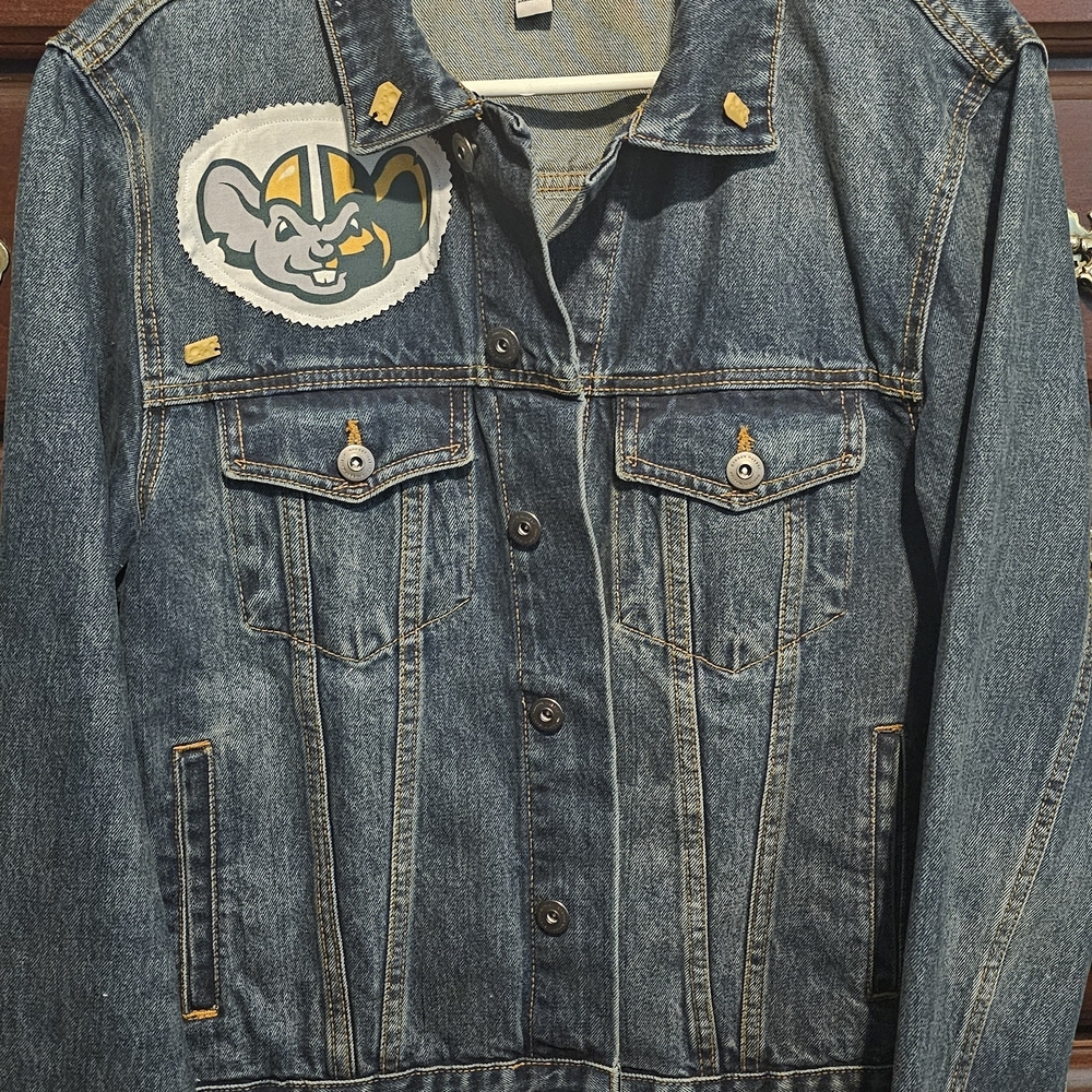 Denim Jacket with Green Bay Packers Accents